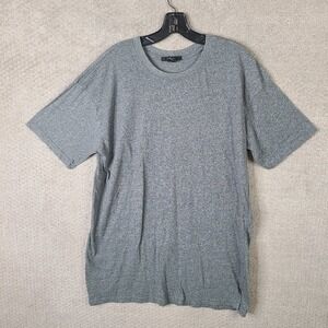 Forever 21 Shirt‎ Mens Medium Gray Crew Neck Short Sleeve Basic Essentials